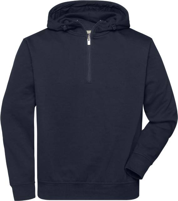 Daiber BIO Workwear-Half Zip Hoody – Navy