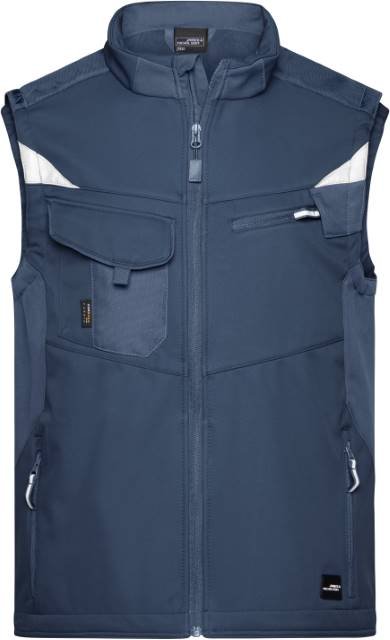 Daiber Workwear Softshell Vest -STRONG- – Navy / Navy
