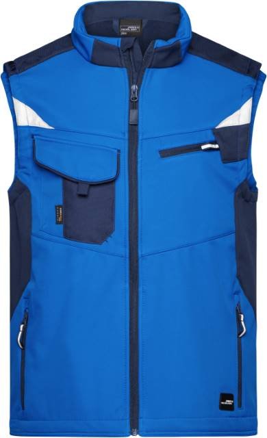 Daiber Workwear Softshell Vest -STRONG- – Royal / Navy