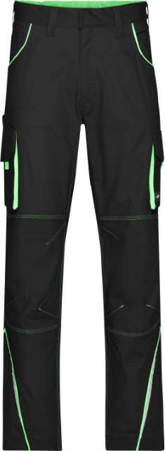 Daiber Workwear Pants - COLOR - – Black / Lime Green