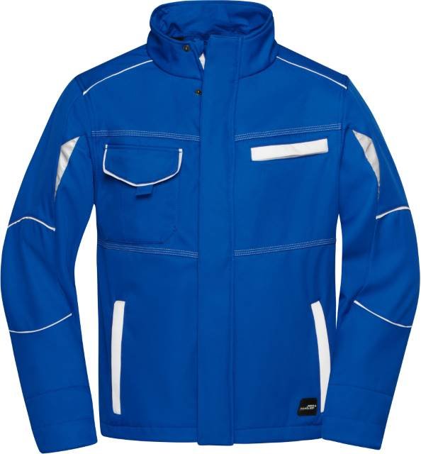Daiber Workwear Softshell Jacket - COLOR - – Royal / White