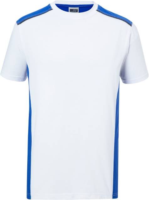 Daiber Men's Workwear T-Shirt - COLOR - – White / Royal
