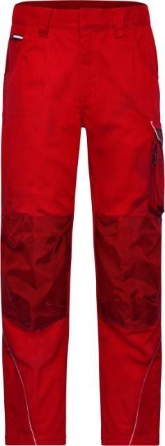 Daiber Workwear Pants - SOLID - – Red