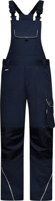 Daiber Workwear Pants with Bib - SOLID - – Navy