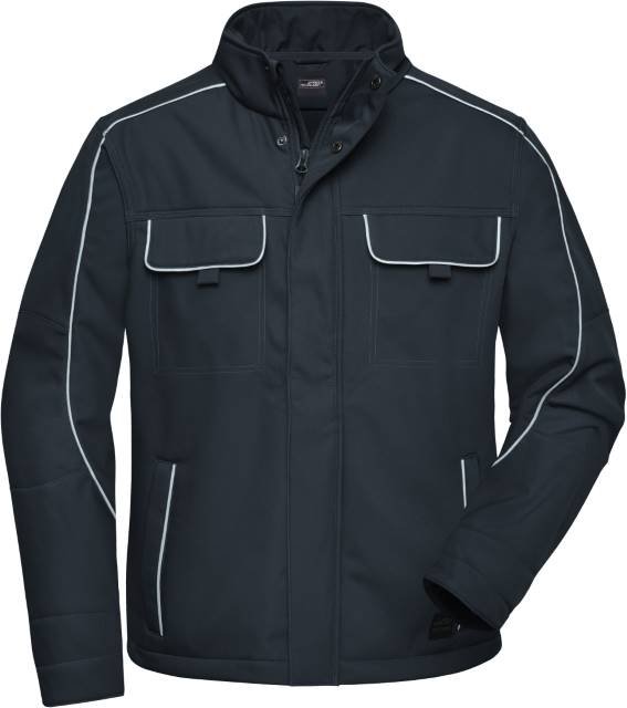 Daiber Workwear Softshell Jacket - SOLID - – Carbon
