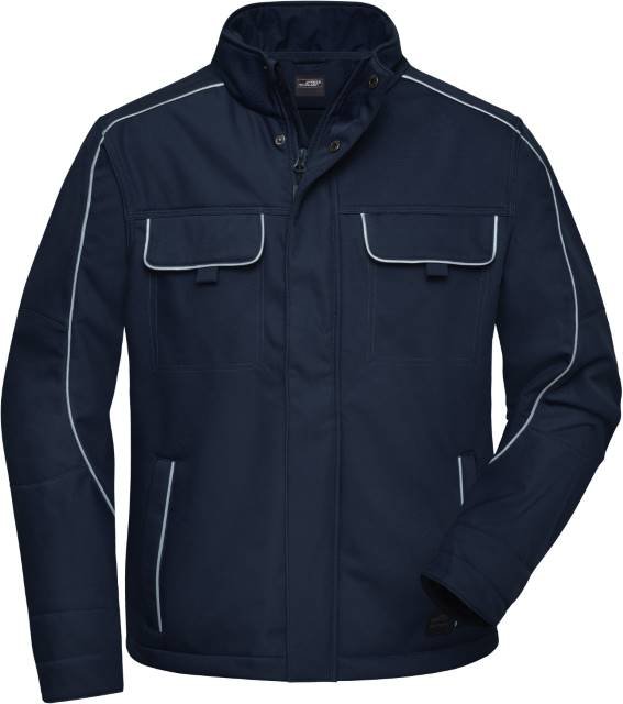 Daiber Workwear Softshell Jacket - SOLID - – Navy