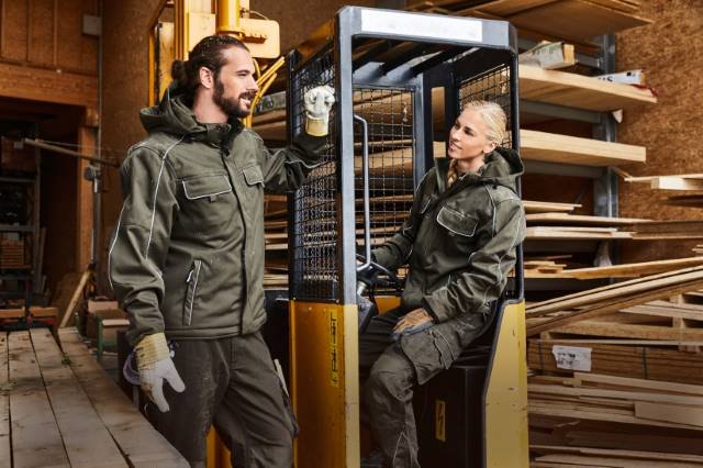 Daiber Workwear Softshell Padded Jacket - SOLID -