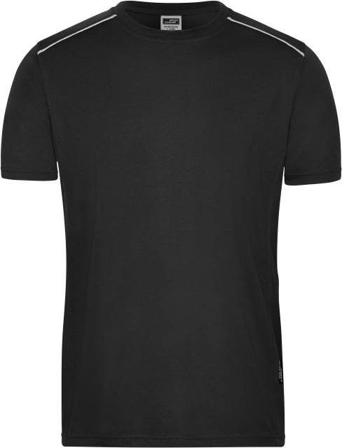 Daiber Men's Workwear T-Shirt - SOLID - – Black