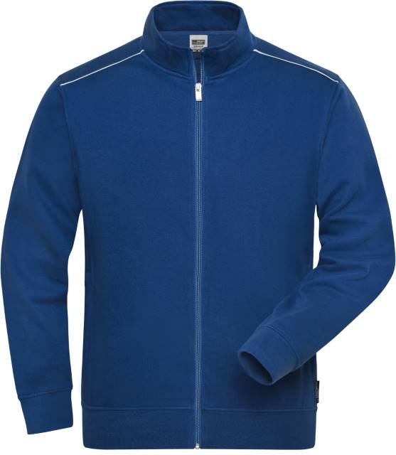 Daiber Men's Workwear Sweat-Jacket - SOLID - – Dark Royal