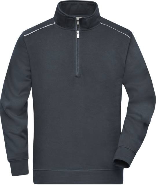Daiber Workwear Half-Zip Sweat - SOLID - – Carbon