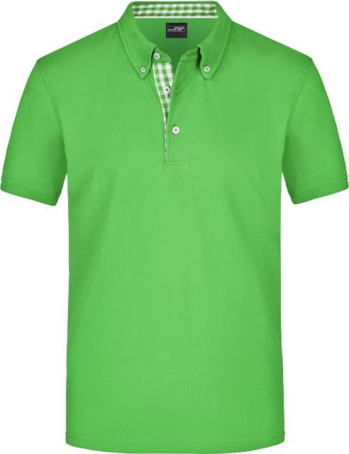 Daiber Men's Plain Polo – Lime Green / Lime Green