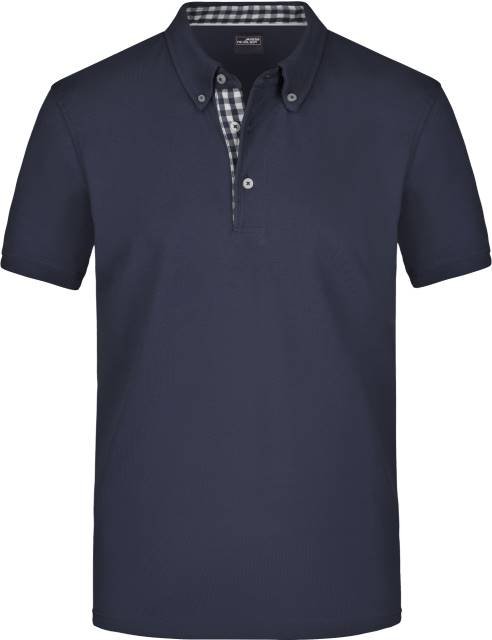 Daiber Men's Plain Polo – Navy / Navy