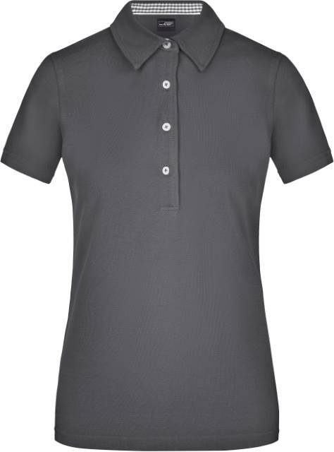 Daiber Ladies' Plain Polo – Graphite (Solid) / Graphite (Solid)
