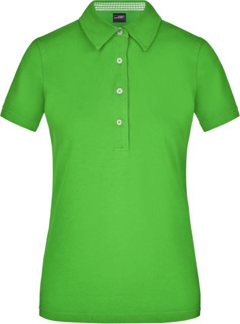 Daiber Ladies' Plain Polo – Lime Green / Lime Green