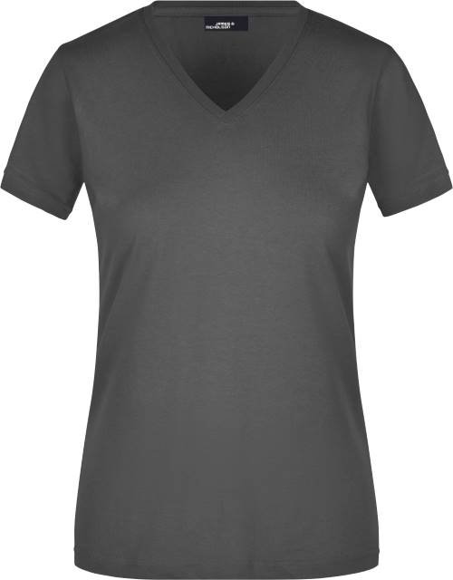 Daiber Ladies' Slim Fit V-T – Graphite (Solid)