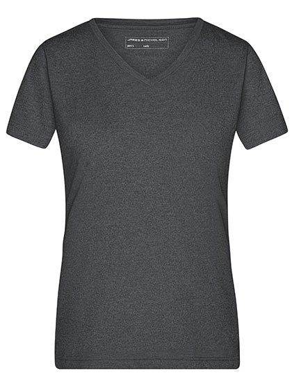 Daiber Ladies' Heather T-Shirt – Black Melange