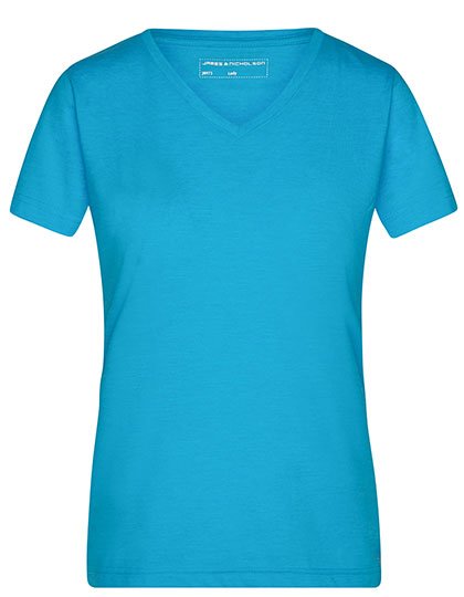 Daiber Ladies' Heather T-Shirt – Turquoise Melange