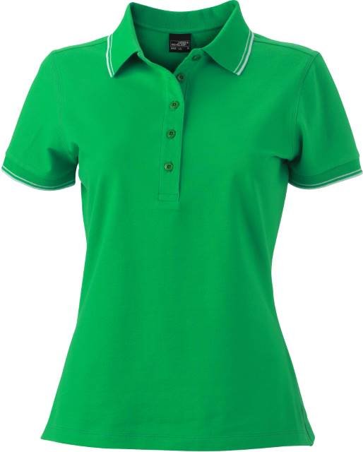 Daiber Ladies' Polo – Fern Green / White
