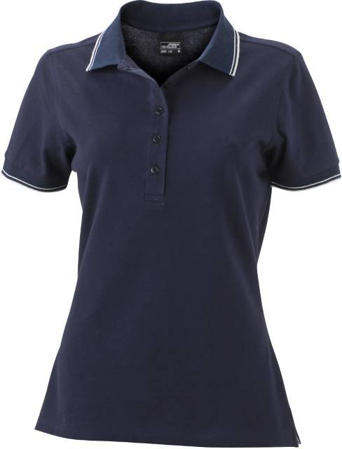 Daiber Ladies' Polo – Navy / White
