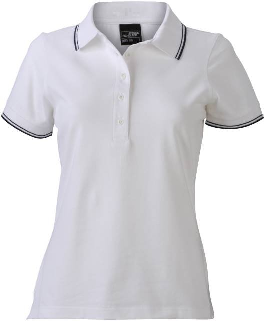 Daiber Ladies' Polo – White / Navy