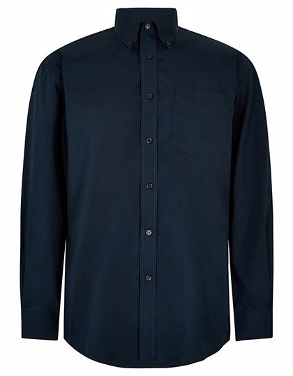 Kustom Kit Men's Classic Fit Premium Oxford Shirt Long Sleeve – Dark Navy
