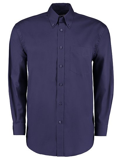 Kustom Kit Men's Classic Fit Premium Oxford Shirt Long Sleeve – Midnight Navy