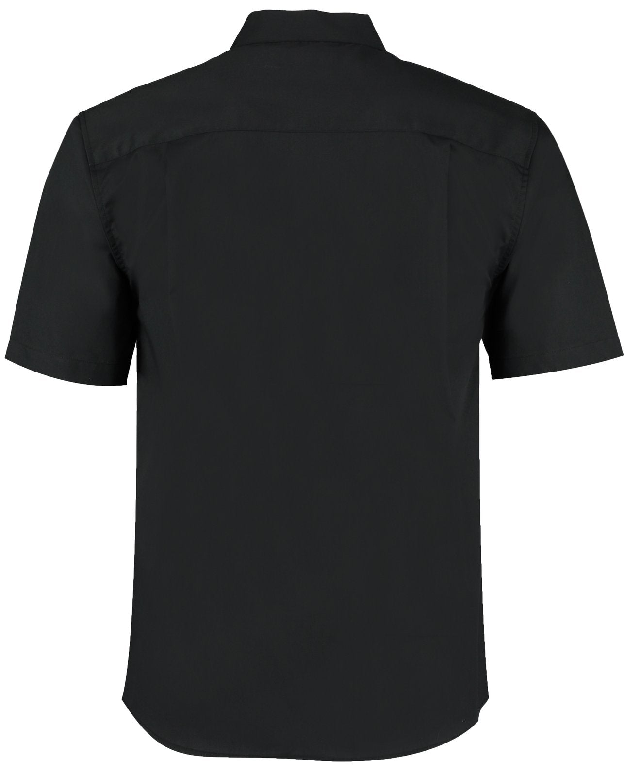 Kustom Kit Men's Tailored Fit Mandarin Collar Shirt Short Sleeve