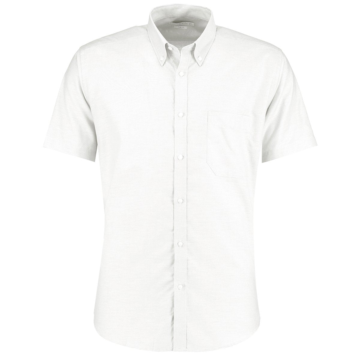 Kustom Kit Men's Slim Fit Workwear Oxford Shirt Short Sleeve