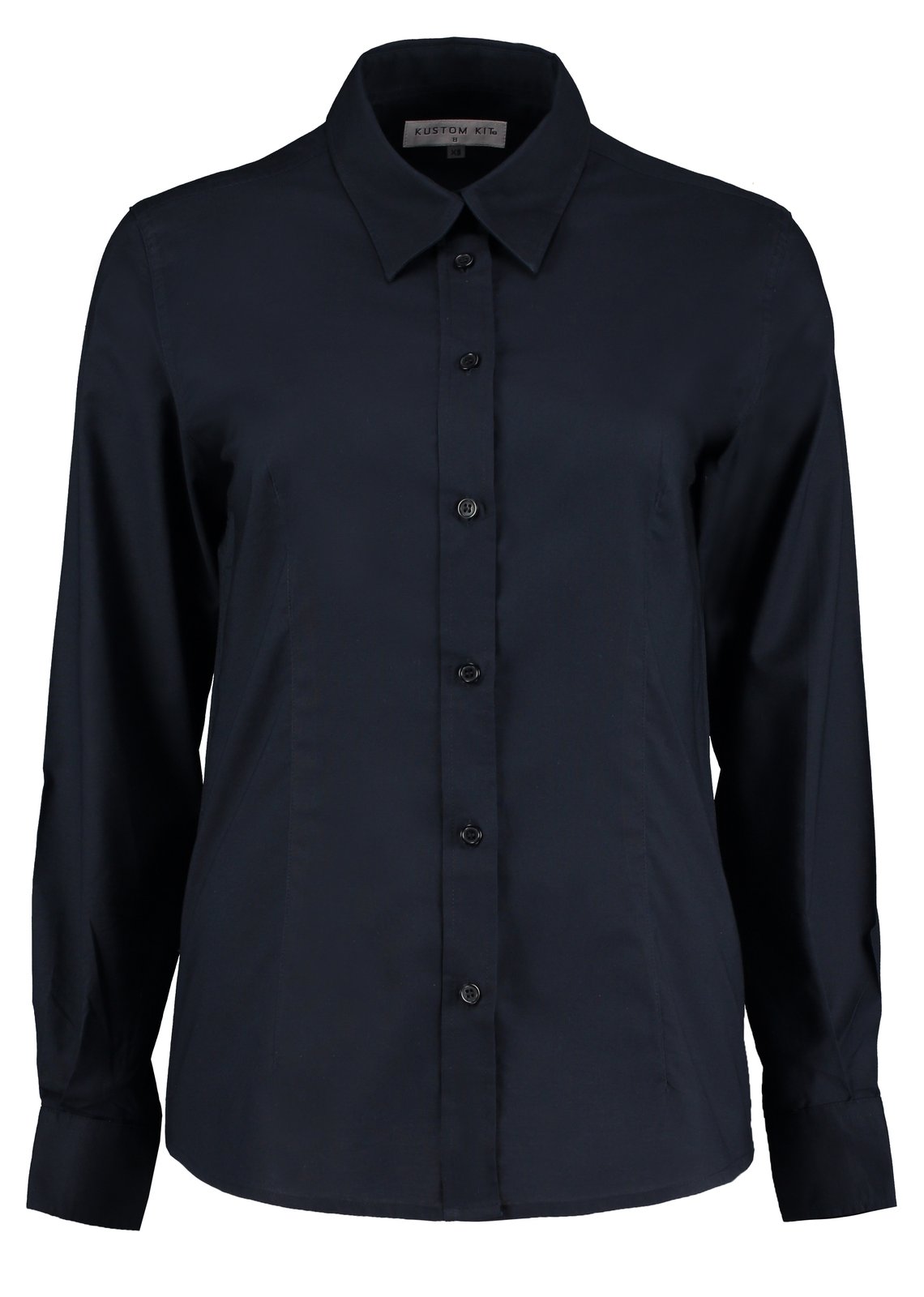 Kustom Kit Women's Tailored Fit Workwear Oxford Shirt Long Sleeve