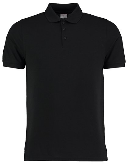 Kustom Kit Slim Fit Heavy Weight Klassic Superwash® 60°  Polo – Black