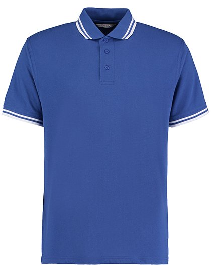 Kustom Kit Classic Fit Superwash® 60º Tipped Collar Polo – Royal / White