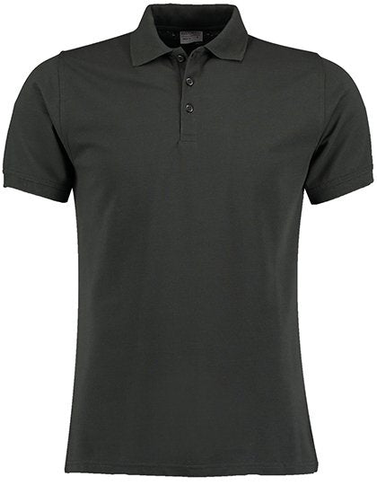 Kustom Kit Men's Slim Fit Klassic Superwash® 60° Polo – Graphite (Solid)