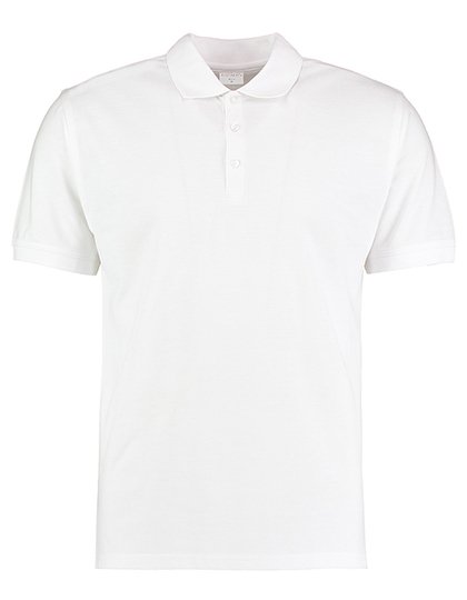 Kustom Kit Men's Slim Fit Klassic Superwash® 60° Polo – White