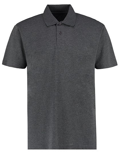 Kustom Kit Regular Fit Workforce Polo – Dark Grey Marl