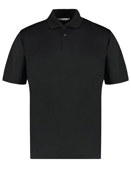 Kustom Kit Regular Fit Superwash® 60° Pique Polo with Cooltex® Plus – Black