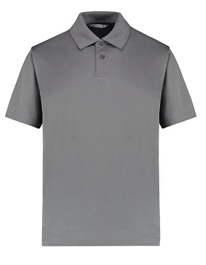 Kustom Kit Regular Fit Superwash® 60° Pique Polo with Cooltex® Plus – Charcoal