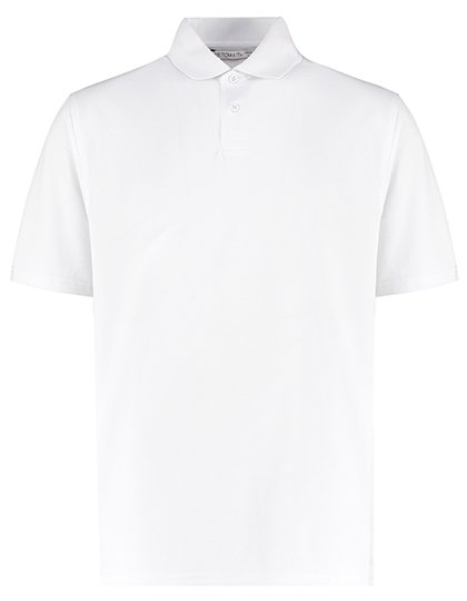 Kustom Kit Regular Fit Superwash® 60° Pique Polo with Cooltex® Plus – White