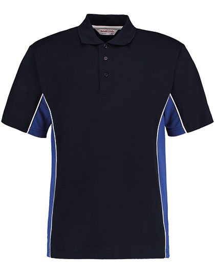 Kustom Kit Classic Fit Track Polo – Navy / Royal