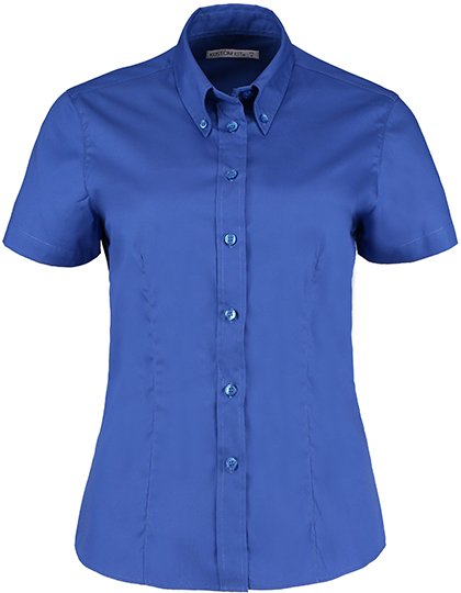 Kustom Kit Women's Tailored Fit Corporate Oxford Shirt Short Sleeve – Royal