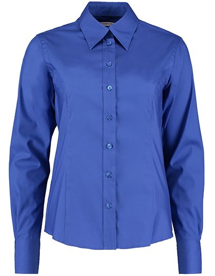 Kustom Kit Women's Tailored Fit Corporate Oxford Shirt Long Sleeve – Royal
