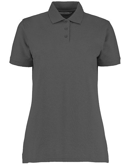 Kustom Kit Women's Classic Fit Klassic Superwash® 60° Polo – Charcoal