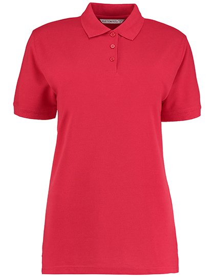 Kustom Kit Women's Classic Fit Klassic Superwash® 60° Polo – Red