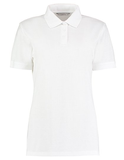 Kustom Kit Women's Classic Fit Klassic Superwash® 60° Polo – White