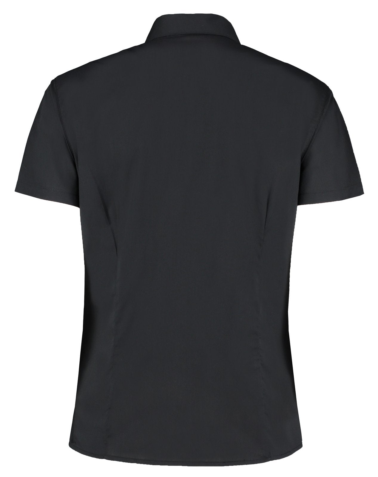 Kustom Kit Women's Tailored Fit Shirt Mandarin Collar Short Sleeve