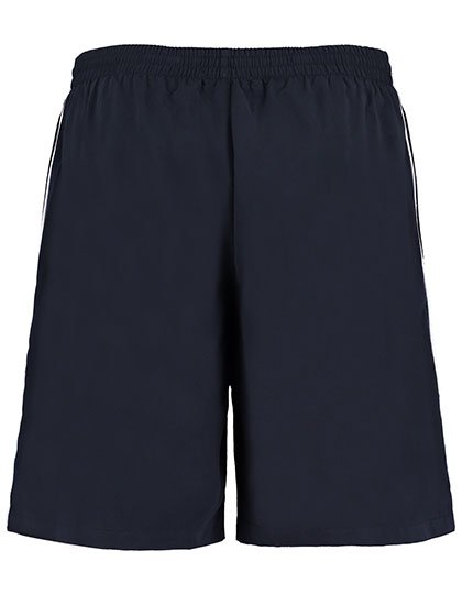 Kustom Kit Classic Fit Track Short – Navy / White
