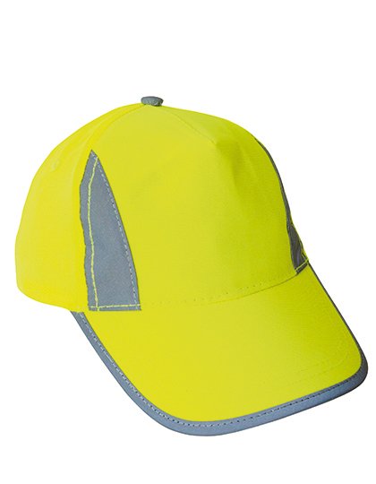 Korntex Kids' Premium Hi-Vis Cap Nice – Signal Yellow