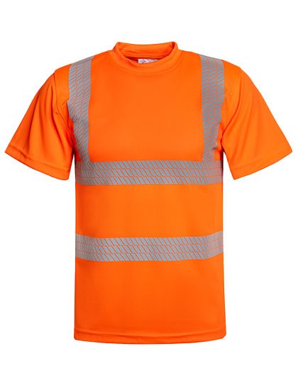 Korntex Hi-Vis Broken Reflective Premium T-Shirt Alhambra – Signal Orange