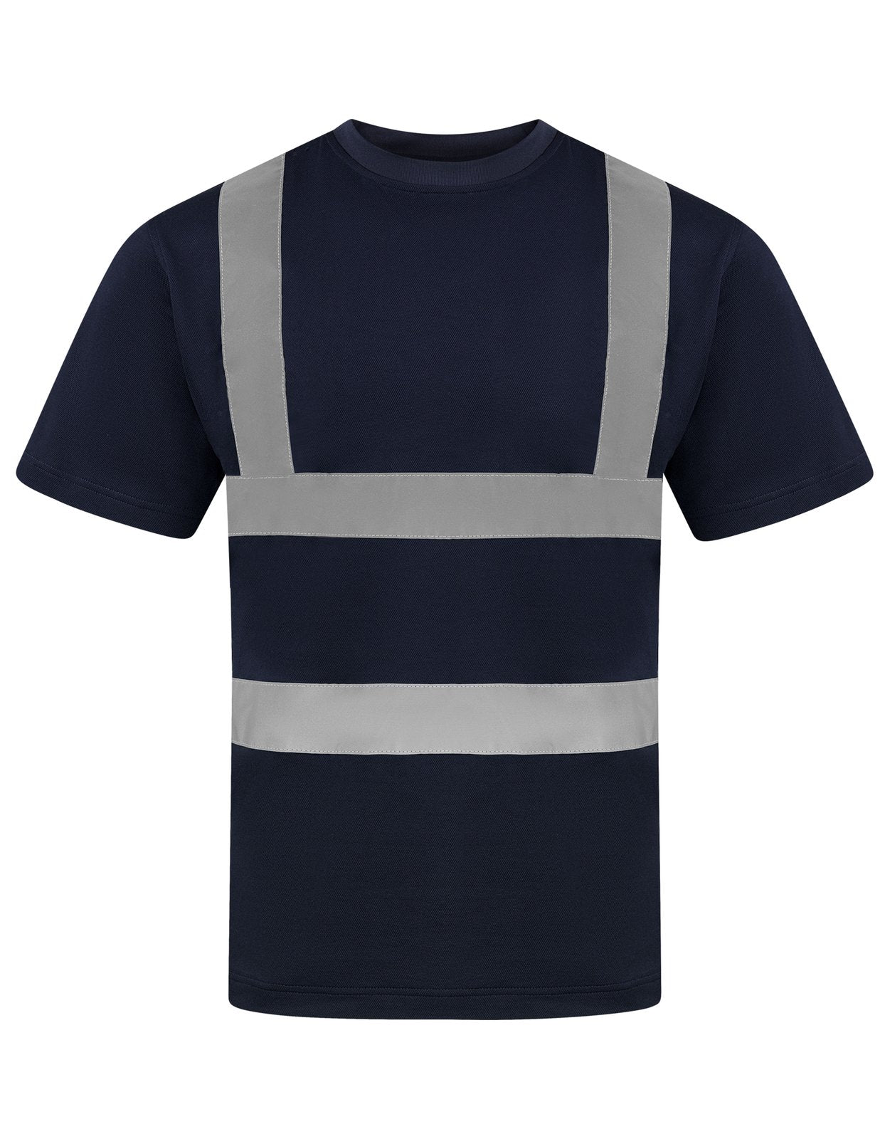 Korntex Heavy Duty Polycotton Hi-Vis T-Shirt Barcelona – Navy