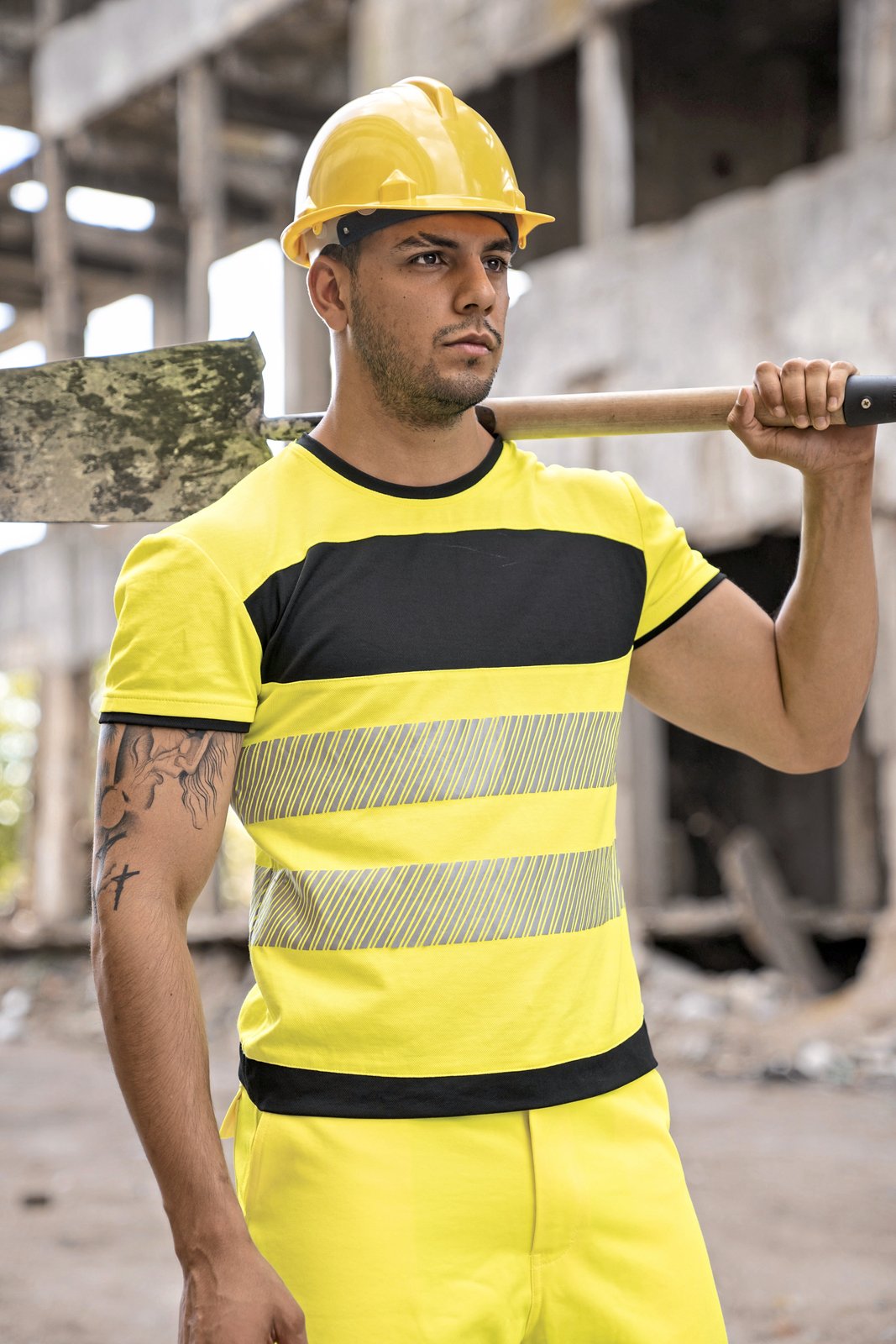 Korntex EOS Hi-Vis Workwear T-Shirt With Printing Area