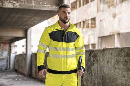 Korntex EOS Hi-Vis Workwear Softshell Jacket With Printing Area